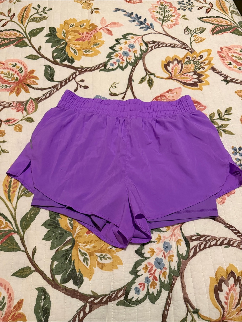 Fabletics Vibrant Purple Athletic Shorts